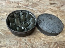 Konditor Bäcker Spritztüllen Set 12 Teile  Blechdose  Tüllen Torte
