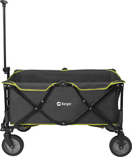 Berger Bollerwagen 129 Liter grau/grün Campingzubehör Wohnmobil Outdoor B-Ware