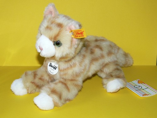Steiff katze mimmi liegend - steiff,