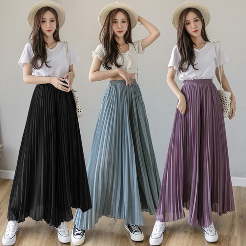 Sommer damen chiffon - chiffon, plissiert