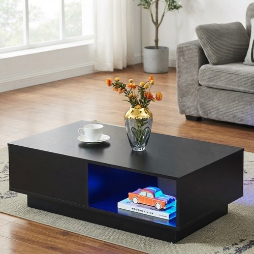 Hochglanz led couchtisch - couchtisch, mit