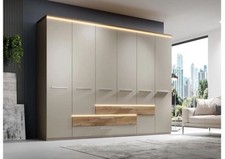 Drehtürenschrank - champagner