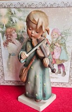 Goebel Porzellan, alte Hummelfigur, 1948, 18cm Weihnachtsengel, Hummelengel