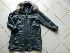 PLE ♥ LEDER JACKE ♥ LEDER MANTEL ♥ M/L ♥ Rindsleder ♥Kapuze/Fellkragen abnehmbar