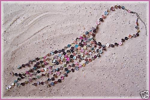 Perlmutt collier neu - perlmutt,