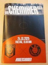 Rares Programm Hallescher FC - 1.FC Lok Leipzig 24.10.2015