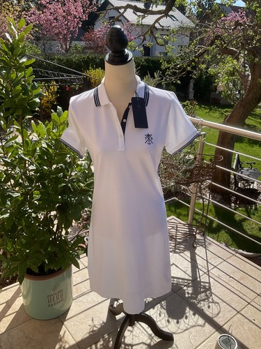 Klassisches polokleid weiß - polokleid,,