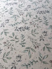 Tischdecke Mitteldecke Blätter mediterran natur salbei Canvas Baumwolle 94x94