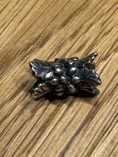 Trollbeads retired Holly Berry silver bead
