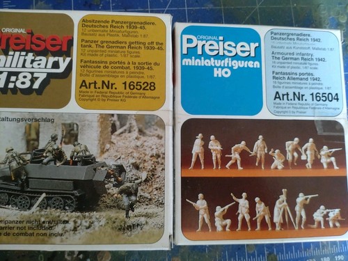 Preiser military konvolut - military,