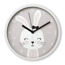 Hama Kinder Wanduhr „Maui“ 25cm Wand Uhr lautlos ohne Tickgeräusche geräuscharm