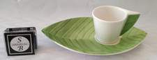 A25/56 Villeroy & Boch Palm Leaf Mocca-Gedeck 2teilig