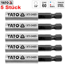 5x Bithalter Magnetisch 1/4" Bit Halter 60mm Sechskantschaft Bits Halterung