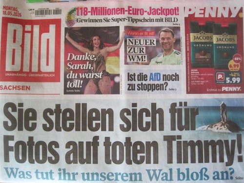 Bild zeitung 5 2026 - zeitung, 18.5.2026