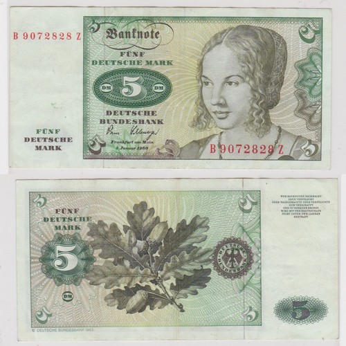 T168809 banknote deutsche - t168809, 5