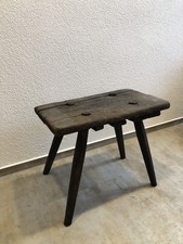 alter Holzhocker Schemel