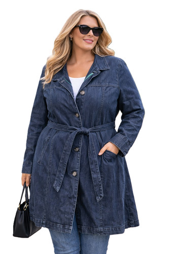 Sheego trenchcoat mantel - trenchcoat,