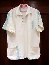 Schwestern-Kittel / Kasack / Pflege / Gr.M / Crinkle / Seersucker/Berufskleidung