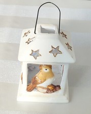 Dachbodenfund , Weihnachtsteelichthalter , Laterne , ca. 15,0 x 9,3 cm