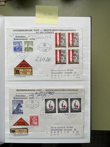österreich sammlung fdc - Österreich, r-fdc