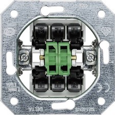 Siemens Schalterprogramm Einsatz Wechselschalter Delta Aluminium (Metallic)
