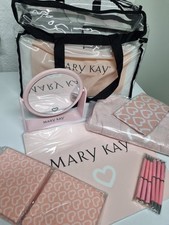 Mary Kay Tasche Schwarz Rosa mit Lehrmaterialien Spiegel und mehr