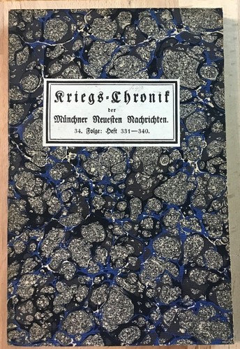 Kriegs chronik der münchner - der,