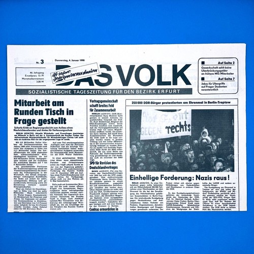 Ddr das volk januar 1990 - ddr,