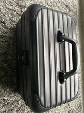 RIMOWA Topas Stealth Beauty Case Koffer Rare-Aluminium-Mod TSA Mod.923.38.01.0