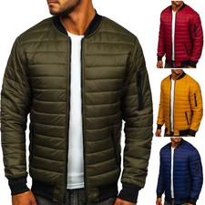 Sportjacke Übergangsjacke Sweatjacke Steppjacke Jacke Herren BOLF Bomberjacke