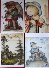 4 Kunstkarten Fotokunstkarten Hummel - Karten M. I. Hummel  A25-09