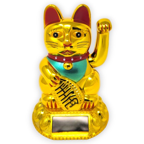 12cm glückskatze goldfarben - 12cm,