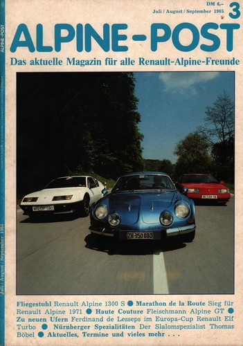 Zeitschrift alpine post - post, #3
