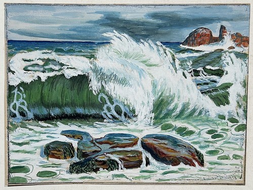 Strand mit wellen - strand, und