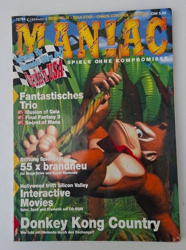 Maniac magazin donkey - magazin, 12/94