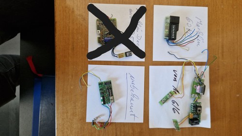 Decoder für modellbahn - modellbahn, (ho)