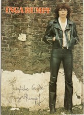 Inga Rumpf signiert Musik Karte Original Autogramm Signatur signed Unterschrift