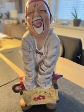 Achatit Clown mit Koffer 34 cm