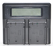 Akkuladegerät VHBW Dual LCD Battery Charger Akku Doppel Ladegerät Pentax DLI90