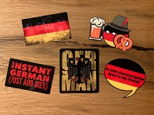 5x Aufkleber Deutschland Bier