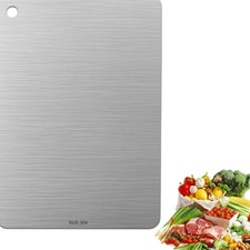 Schneidebrett Edelstahl Titan
