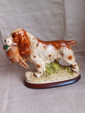 Jagdhund Figur mit Fasan ☆