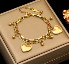 Bettelarmband 18k gold - gold, pl