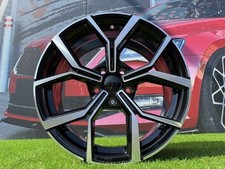 4X R17 Zoll 5X100 VW Faro Style Schwarz Poliert Räder : Passend Für Bora, Polo