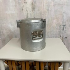 1950 Grundy Teddington isolierter Lebensmittelbehälter Thermoskanne Metallgriffe