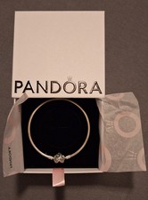 Pandora Armreifen Nachthimmel, Herzverschluss, Zirkonia, Sterling Silber