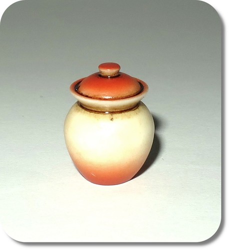 Miniatur tontopf mit deckel - miniatur,