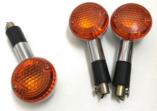 Suzuki Seitenblinker 3 Stück Ochsenaugen Oldtimer Bastler