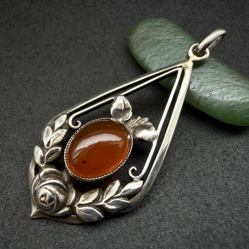 Jugendstil anhänger 800 - jugendstil,