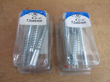 2 Packungen mit Möbelschrauben M7x60mm / Nr. O12